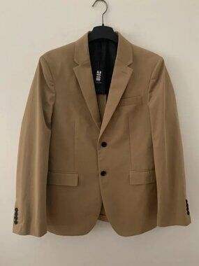 NWT Joseph, British Brand, Men's Twill Chino Camel Blazer